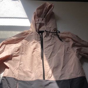 Pink/Grey Windbreaker